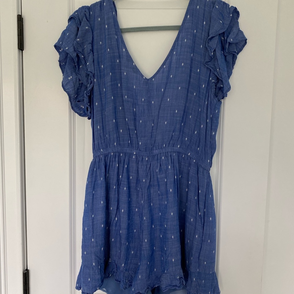 American eagle blue romper